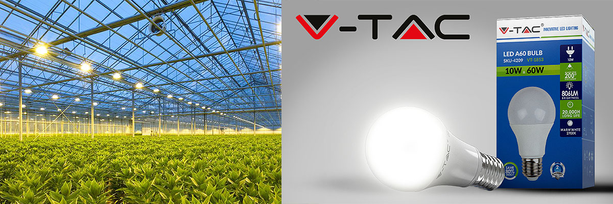 V-TAC for fruit conservatory